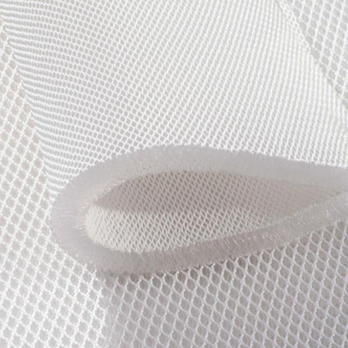 Αναπνευστικό 3D υλικό πλέγματος αέρα Ανακυκλωμένο υλικό πλέγματος πολυεστέρα 92in 1200GSM 0