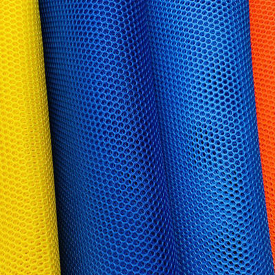 Good price 100 τοις εκατό Polyester Spacer Mesh υφάσματα ελαφρύ Polyester Mesh υφάσματα 230gm σε απευθείας σύνδεση