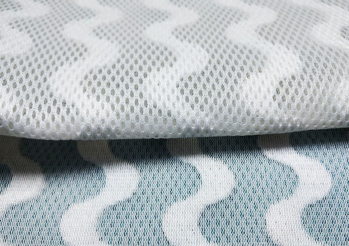 Υλικό πλέγματος Jacquard Tearproof 3D Recycled Polyester Mesh 3mm 0