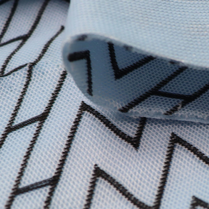 Δύο χρώματα 3D Spacer Mesh Lower Stretchable Airmesh Polyester Αθλητικό πλέγμα 1