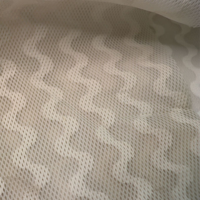 Υλικό πλέγματος Jacquard Tearproof 3D Recycled Polyester Mesh 3mm 1