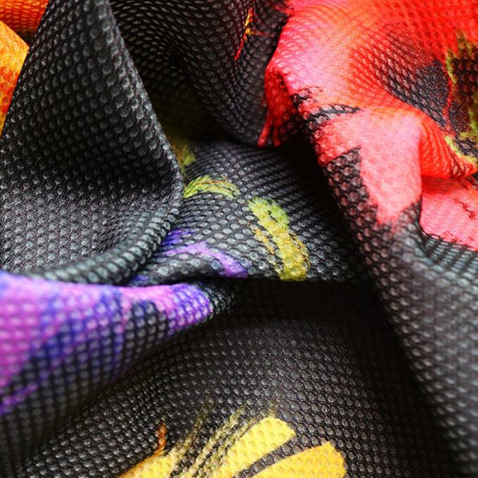 Ψηφιακή εκτύπωση 2mm Polyester Mesh Fabric Αναπνευστική μαλακή πλέξη για παπούτσια 3