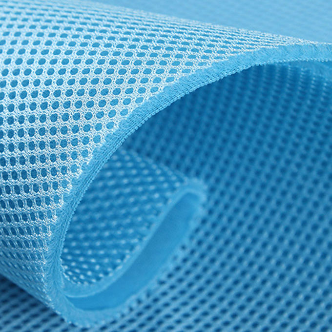 3mm 100 Polyester Mesh ύφασμα πλεκτό αναπνευστικό πλέγμα ύφασμα για παπούτσια 4