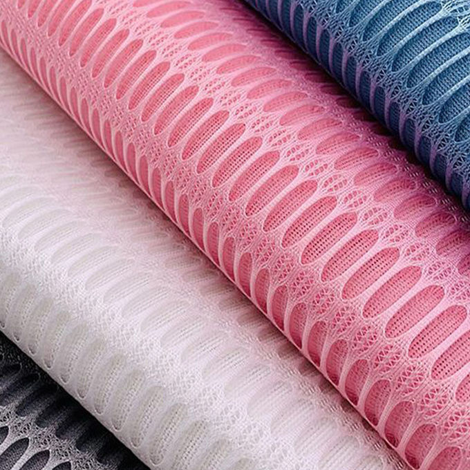 3mm Warp Knit Mesh Ανθεκτικό στο δάκρυ 3D Mesh υλικό 210GSM έως 360GSM 2