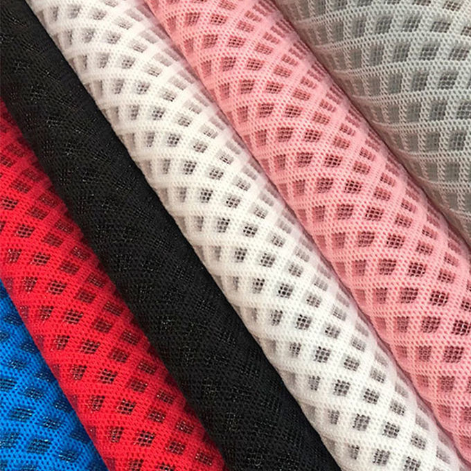 Νάιλον Airmesh 3d Polyester Mesh Fabric Polyester πλεγμένο Sport Mesh Fabric 5