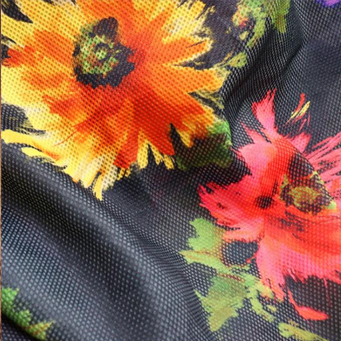 Ψηφιακή εκτύπωση 2mm Polyester Mesh Fabric Αναπνευστική μαλακή πλέξη για παπούτσια 1