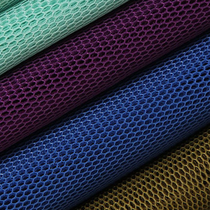 Μνήμη 4mm 3D Mesh υλικό Polyester Mesh ύφασμα Πολύ αναπνευστικό 6