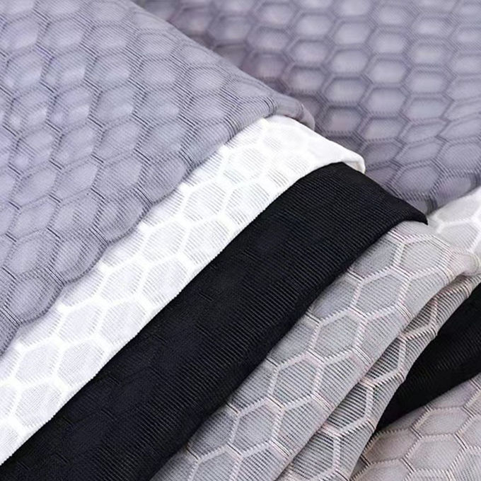 100 τοις εκατό 200gm Polyester Mesh Fabric Airmesh Αναπνευστικό ύφασμα Mesh Fabric 4